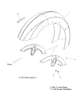 Fender, Front [Incl. Brkt.] 2014 Boardwalk All Options (V14Rb36) Victory # 5255291-1356