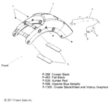 Fender, Rear 2012 Cross Roads All Options (V12Bw36/Ew36) Victory # 1016644-266