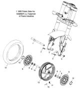 Asm., Wheel [Incl. 6, 7, 8, 11, 14][Billet] 2006 Victory Hammer All Options (V06Hb26) Victory # 1520727