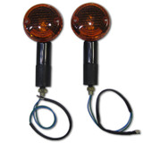 Upgrade your turn signals and give your bike a more stylish look with these hot black motorcycle turn signals.