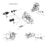 Victory Fork, Shift, Countershaft 2010  Cross Country/Cross Roads All Options (V10Db36Da/Eb36Da) 5135880