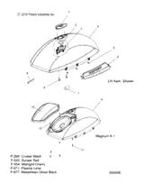 Victory Bezel, Lock, Lh 2015  Magnum/Magnum X-1 All Options (V15Uw/Yw/Zw36) 5437237-677