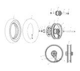 Victory Axle, Front 2003  Ca Classic Cruiser All Options (V03Cb16) 5133094