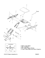 Victory Cover, Strut, Lh, Black Engine Wrinkle 2017  Hammer S All Options (V17Chrab) 5631839-521