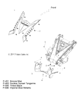 Victory Fender, Rear Closeout [Incl. Trim Clips] 2012  Vision/Aness All Options (V12Sw36/Aw36) 5436209-598