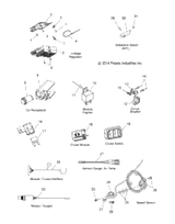 Victory Sensor, Wheel Speed, Abs 2015  Magnum/Magnum X-1 All Options (V15Uw/Yw/Zw36) 4013251