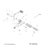 Victory Support, Footpeg, Rh, Black 2015  Victory Gunner All Options (V15Lb36/Lw36) 5136081-266