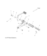 Victory Support, Footpeg, Rh, Black 2015  Vegas 8-Ball (V15Ga36Na/Naa/Nac/Ea) 5136081-266