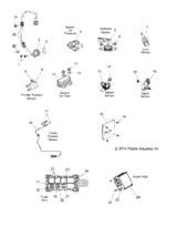 Victory Sensor, Vehicle Speed 2015  Magnum/Magnum X-1 All Options (V15Uw/Yw/Zw36) 4011884