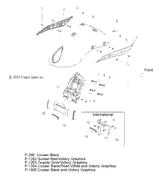 Victory Cover, Strut, Rh, Chrome 2011  Jackpot All Options (V11Xb36) 5631840-156