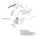 Victory Cover, Strut, Rh, Chrome 2008  Jackpot All Options (V08Bc26/Xb26) 5631840-156
