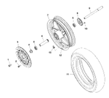 Victory Cap,Wheel,Hub,(Mach.) 1999  Standard Cruiser (V99Cb15Da) 5020966