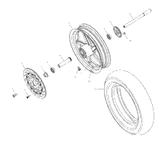 Victory Cap,Wheel,Hub,(Mach.) 1999  Standard Cruiser (V99Cb15Dbz) 5020966