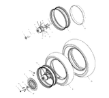 Victory Cap,Wheel,Hub,(Mach.) 2000  Special Edition (V00Cb15Das) 5020966