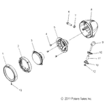Victory Asm., Headlight 2015  Victory Gunner All Options (V15Lb36/Lw36) 2411835