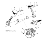 Victory Asm., Connecting Rod [Incl. 12] 2005  Victory Hammer All Options (V05Hb26) 3021196