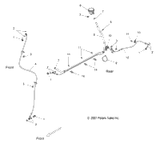 Victory Asm., Brake Hose, Rear, Peg [Footpeg] 2009  Vegas/Vegas 8 Ball/Vegas Low All Options (V09Ab26/Gb26/Lb26) 1911091