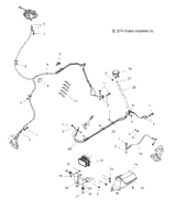 Victory Hose, Brake, Front, Abs Long 2016  High Ball All Options (V16Wb36/Ww36) 1912407