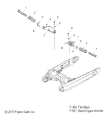 Victory Support, Footpeg, Pass, Flat Black, Rh 2011  Hammer All Options (V11Ha36/Hb36/Hs36) 5134197-463