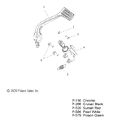 Victory Pedal, Brake Lever 2010  Jackpot All Options (V10Xb36Dap/Lkp/Xc36Dn) 5135730-156