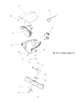 Victory Bucket, Lower, Chrome 2012  Kingpin (V12Cb36Np/Npc/Npa) 5135751-156