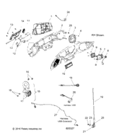 Victory Asm., Radio Switch, 7 Input [Incl. Switch, Brkt., And Screws] 2017  Cross Country/Touring All Options (V17Xdaaa/Xtaaa) 1020641