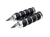 ISO grips are CNC Machined from 6061-T6 high quality billet aluminum metal and will look great on any motorcycle model.