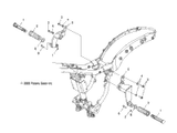 Victory Support, Footpeg, Passenger, Slv., Rh 2006  Victory Vegas 8 Ball/Vegas All Options (V06Ab26Ca) 5134625-385