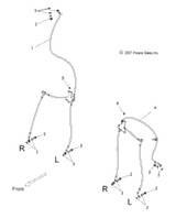 Victory Hose, Pedal, Frake, Front Caliper 2011  Vision All Options (V11Sw36/Sa36/Aw36) 1910935