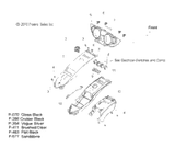 Victory Console, Bridge, Lower, Black 2011  Vision All Options (V11Sw36/Sa36/Aw36) 5436288-266