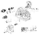 Victory Asm., Shifter Drum [Incl. Bearing, Drum, Pins] 2003  Ca Touring Cruiser All Options (V03Tb16) 1341415