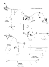 Victory Harness, Fairing, Cpi 2012  Cross Country All Options (V12Tw36/Dw36/Kw36) 2411521