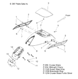 Victory Cowl, Seat 2008  Hammer All Options (V08Hb26/Hs26) 5435331-266