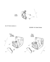 Victory Asm., Brake Caliper, Rear, Abs, Black [Intl Only] 2017  Gunner All Options (V17Cgaa/Cgba) 1912384-266