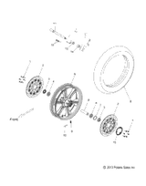 Victory Rotor, Brake, Black 2015  Vision All Options (V15Sw36) 1911624-266