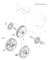 Victory Rotor, Brake, Black 2010  Vision Tour Premium/Ness/8 Ball All Options (V10Sd36/Sc36/Vb36) 1911624-266