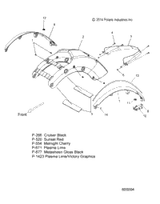 Victory Closeout, Fender, Rear, Lh [X-1] 2015  Magnum/Magnum X-1 All Options (V15Uw/Yw/Zw36) 5451015-266