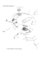 Victory Asm., Ignition/Fork Lock, Int'L, Black [Intl] 2015  Highball All Options (V15Wb36/Ww36) 4012377-266