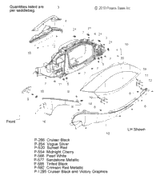 Victory Panel, Saddlebag, Lower, Lh 2011  Vision All Options (V11Sw36/Sa36/Aw36) 5436210-585