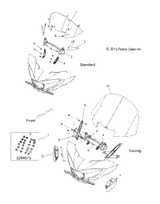 Victory Windshield, Tall [Touring] 2012  Cross Country All Options (V12Tw36/Dw36/Kw36) 5438926