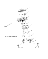 Victory Asm., Fuel Rail 2015  Cross Country/Touring All Options (V15Cw/Db/Dw/Tw36) 2520881