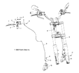 Victory Asm., Front Caliper, Lh, Black [Eb] 2006  Victory Vegas 8 Ball/Vegas All Options (V06Ab26Ca) 1910818