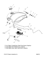 Victory Asm., Ignition, Fuel Cap, Frk, Sblks, Black 2016  Magnum/Magnum X-1 All Options (V16Yw36/Uw36) 4012944-266