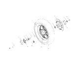 Victory Wheel-Front,C,16\ Diax3" 2001  Standard Cruiser (V01Cb15Uc)"" 5132634"