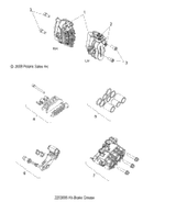 Victory Asm., Caliper, Rh, Black 2011  Vision All Options (V11Sw36/Sa36/Aw36) 1911511-266