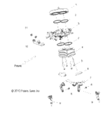 Victory Asm., Throttle Body 2012  Cross Roads All Options (V12Bw36/Ew36) 1205085