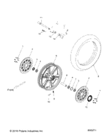 Victory Asm., Wheel, Front, Cast, Tr, Black [Incl. 3-7,9] 2017  Vision All Options (V17Vtaav) 1521383-266