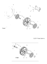 Victory Asm., Wheel, Front, Cast, Black [Incl. 6,7,8,11,14][8 Ball] 2012  Hammer S/8 Ball All Options (V12Hs36/Ha36) 1521152-266