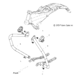 Victory Bar, Highway, Rh, Chrome 2011  Cross Roads Custom/Cross Country All Options (V11Bb36/Db36/Dc36/Eb36) 1018057-156