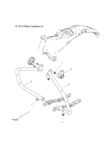 Victory Bar, Highway, Lh, Chrome 2017  Cross Country/Touring All Options (V17Xdaaa/Xtaaa) 1018056-156